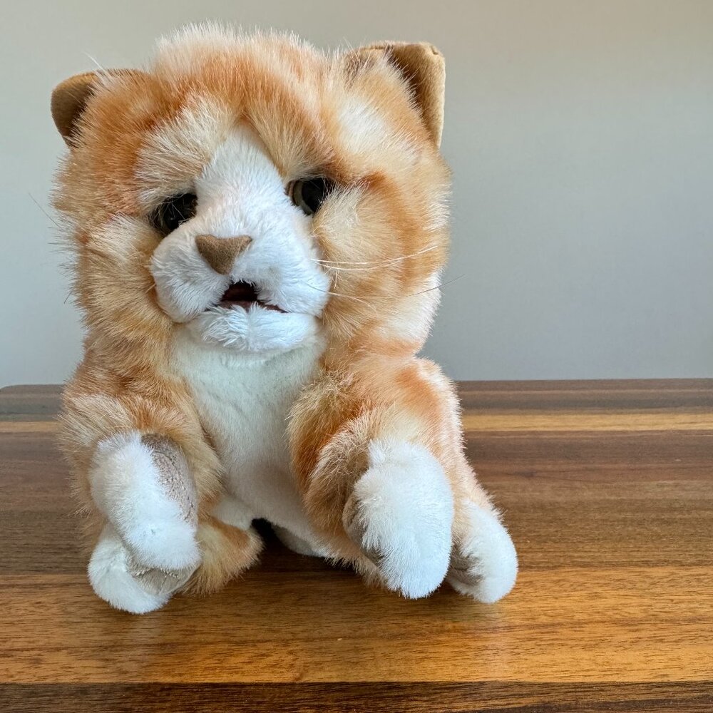 Folkmanis Hand Puppet Orange Tabby Kitten